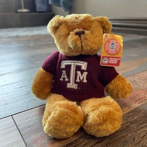 Texas A&M Small Plush Teddy Bear Bean Bag